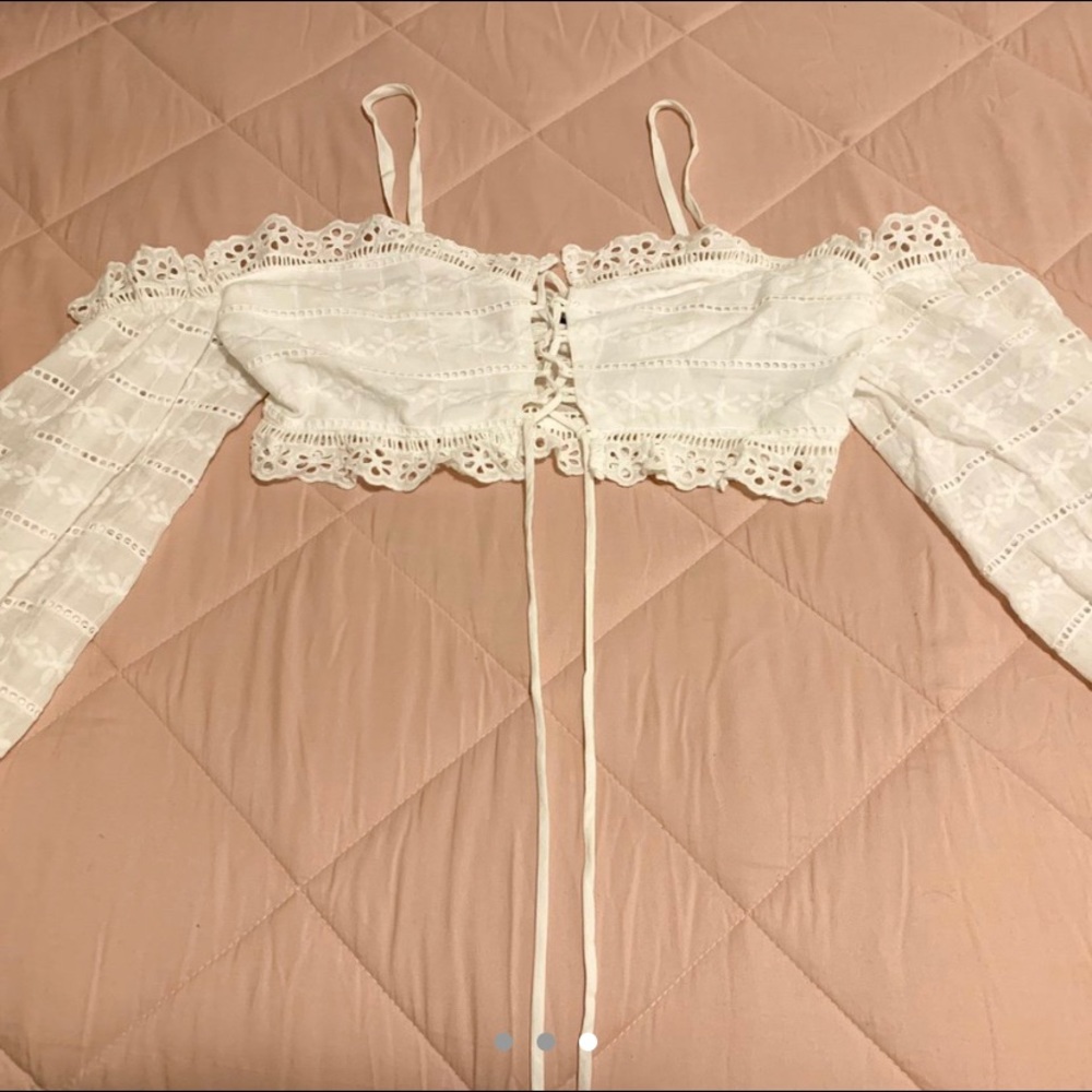 FASHION NOVA White crop top